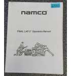 NAMCO FINAL LAP 2 Arcade Game OPERATORS MANUAL #6700  