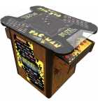 NAMCO PAC-MAN PIXEL BASH Arcade Machine Game WOODGRAIN CABINET COCKTAIL TABLE for sale