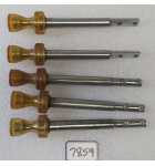 NATIONAL 222 Cigarette Vending Machine PULL HANDLES - 6 3/8 in - Lot of 5 #7859 