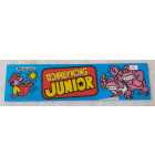 NINTENDO DONKEY KONG JUNIOR Arcade Game Plexiglass Header (4)