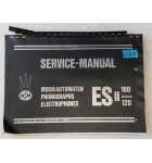 NSM ES11 160 120 Jukebox SERVICE MANUAL #6418 