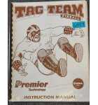 PREMIER TAG TEAM Pinball Game INSTRUCTION Manual #6457 