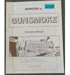 ROMSTAR GUNSMOKE Arcade Machine INSTRUCTION Manual #6408 