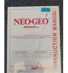 ROMSTAR NEO GEO Arcade Game INSTRUCTION MANUAL #6720