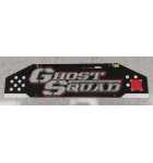 SEGA GHOST SQUAD Arcade Game PLEXIGLASS HEADER #8906 