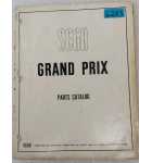 SEGA GRAND PRIX Arcade Game Parts Catalog #6283 