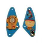 SEGA SOUTH PARK Pinball Machine Game Slingshot Plastic Set #830-5967-XX (5815)