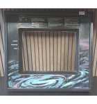 SEGA STAR TREK Arcade Game PLASTIC MONITOR BEZEL w GRAPHIC CARDBOARD INSERT (2265)