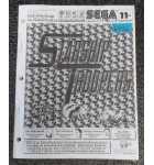 SEGA STARSHIP TROOPERS Pinball Machine MANUAL #6756 