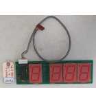 SKEE BALL Arcade Game LCD Display Board #SBD-5 w Harness (2032) 