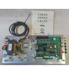 SMART INDUSTRIES CLEAN SWEEP Crane Arcade Machine MAIN CONTROL Board Assembly & MANUAL (2504) 