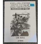 SNK P.O.W. PRISONERS OF WAR Arcade Game MANUAL #6723 