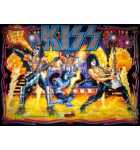 STERN KISS PRO Pinball Machine Game Translite Backbox Artwork 