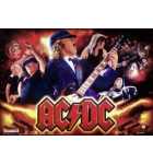 STERN AC/DC PRO Pinball Machine Game Translite Backbox Artwork  