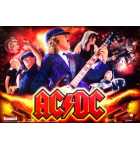 STERN AC/DC PRO Pinball Machine Translite Backbox Artwork #830-5205-00 (7630) 