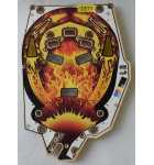 STERN AC/DC Pinball Machine MINI PLAYFIELD PRODUCTION REJECT #830-71M7-WP (7377)
