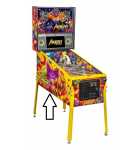 STERN AVENGERS LE Pinball Machine Game LEFT SIDE CABINET DECAL #5504 for sale 
