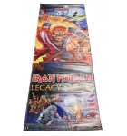 STERN IRON MAIDEN Original Pinball Machine COLLECTIBLE VINYL DISPLAY BANNER #7933