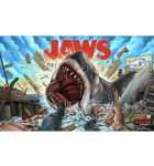 STERN JAWS PREMIUM Pinball Machine Translite Backbox Artwork #830-8427-V7 (2437) 