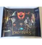 STERN LORD OF THE RINGS Pinball Machine Translite (2489)