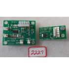 STERN METALLICA Pinball OPTO TRANSMITTER RECEIVER #520-5239-01 & STEP UP DRIVER #520-5254-00 Boards (2227) 