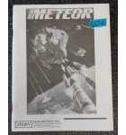 STERN METEOR Pinball Machine MANUAL #6670 