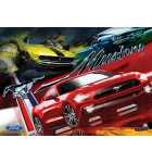 STERN MUSTANG PRO Pinball Machine Game Translite Backbox Artwork #53 for sale - New/Old Stock