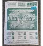 STERN STRIKER XTREME Pinball Machine MANUAL #6760 