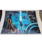 STERN TRON Limited Edition 3D Lenticular Pinball Translite #7648 signed by STERN & BORG