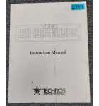 TECHNOS THE COMBATRIBES Arcade Machine INSTRUCTION Manual #6394