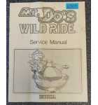 UNIVERSAL MR. DO'S WILD RIDE Arcade Game SERVICE MANUAL #6703 