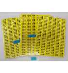 VENDING MACHINE PRICE LABELS / STICKERS $0.65; $0.85 & $1.25 - Lot of 85+ SHEETS #5771  