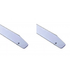WILLIAMS/BALLY WPC Pinball Machine Game Stainless Steel Side Rail Set - Side Rails
