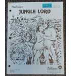 WILLIAMS JUNGLE LORD Pinball Machine MANUAL #6624