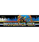 WILLIAMS MOTORACE USA Arcade Game Plexiglass Header (X21)