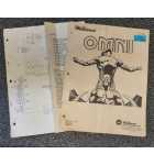 WILLIAMS OMNI Pinball Game MANUAL & SCHEMATICS #6586 