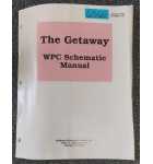 WILLIAMS THE GETAWAY Pinball Machine SCHEMATIC MANUAL #6560  