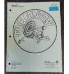 WILLIAMS TIME FANTASY Pinball Machine DRAWING SET #6572 