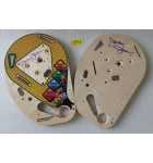 WOZ Wizard of Oz Pinball Machine MUNCHKIN PLAYFIELD & BLANK PRODUCTION REJECT Set #05-4001-01 (7372)