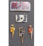 AC/DC Original Pinball Machine Promotional Key Fob Keychain Plastic - Stern - LOT of 5  