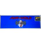 AIRWOLF Arcade Machine Game Overhead Marquee PLEXIGLASS Header for sale #W99  