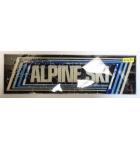 ALPINE SKI Arcade Machine Game Overhead Header GLASS for sale #G34 by TAITO 