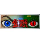 ALTERED BEAST Arcade Machine Game Overhead Marquee PLEXIGLASS Header for sale #W89  