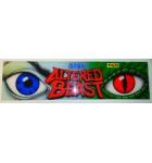 ALTERED BEAST Arcade Machine Game Overhead Marquee PLEXIGLASS Header for sale #W90 