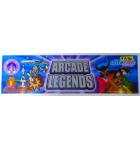 ARCADE LEGENDS Arcade Machine Game Overhead Header PLEXIGLASS for sale #B96 by ULTRACADE TECHNOLOGIES 