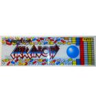 ARKANOID Arcade Machine Game Overhead Header PLEXIGLASS for sale #W73 by ROMSTAR 1986