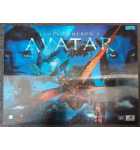 AVATAR Limited Edition 3D Pinball Machine Game Translite Backbox Artwork #5484