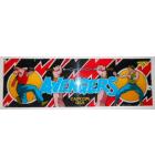 AVENGERS Arcade Machine Game Overhead Header for sale #G67 by CAPCOM 