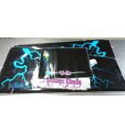 Addams Family Pinball Machine Game Cabinet Artwork 3 piece Decal Set imperfections NOS #56 