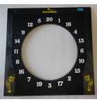 Arachnid Arcade Machine Game 6000 Series Dartboard Panel #134 (5540)